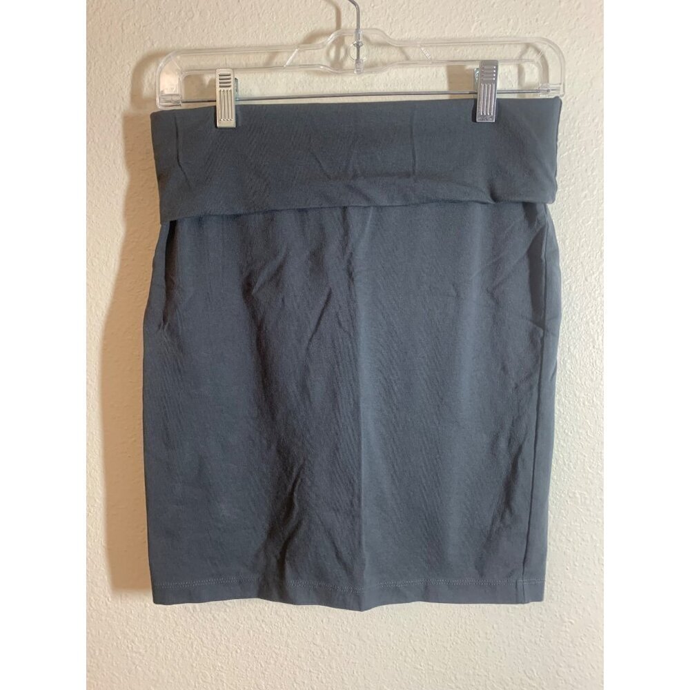 XXI Gray Cotton Pencil Skirt Womens Size Medium K7